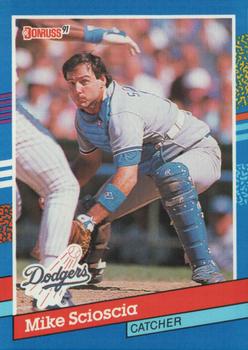 1991 Donruss #112 Mike Scioscia Front