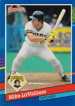 1991 Donruss #121 Mike LaValliere Front