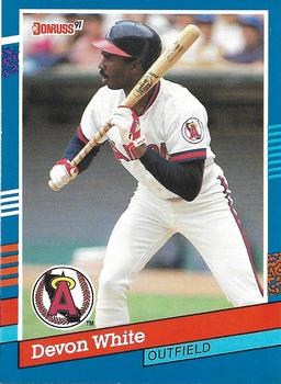 1991 Donruss #150 Devon White Front