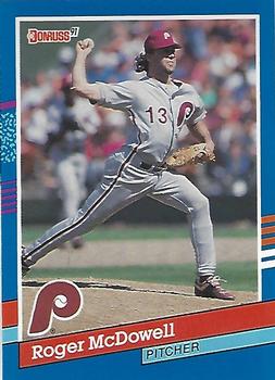 1991 Donruss #166 Roger McDowell Front