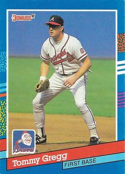 1991 Donruss #244 Tommy Gregg Front