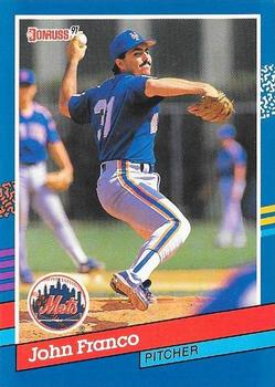 1991 Donruss #322 John Franco Front