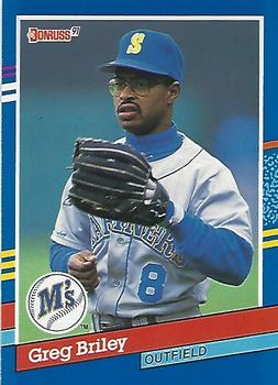 1991 Donruss #352 Greg Briley Front