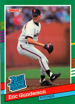 1991 Donruss #416 Eric Gunderson Front