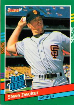 1991 Donruss #428 Steve Decker Front