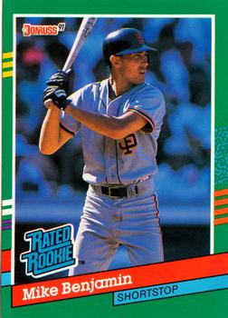 1991 Donruss #432 Mike Benjamin Front