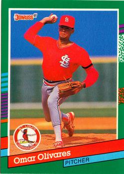 1991 Donruss #503 Omar Olivares Front