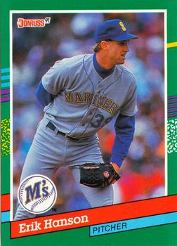 1991 Donruss #550 Erik Hanson Front