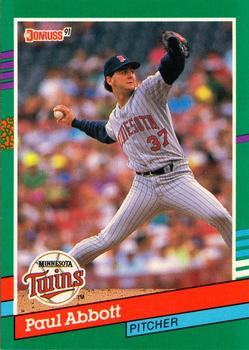 1991 Donruss #639 Paul Abbott Front