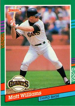 1991 Donruss #685 Matt Williams Front