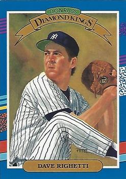 1991 Donruss #21 Dave Righetti Front