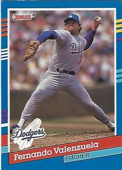 1991 Donruss #127 Fernando Valenzuela Front