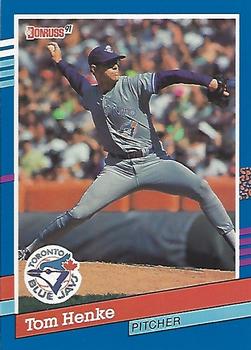 1991 Donruss #205 Tom Henke Front