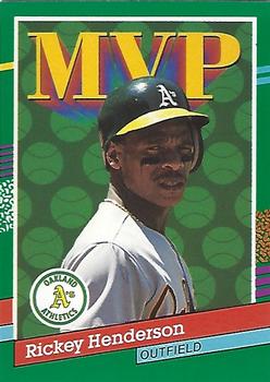 1991 Donruss #387 Rickey Henderson Front