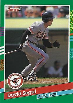 1991 Donruss #730 David Segui Front