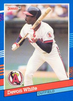 1991 Donruss #150 Devon White Front