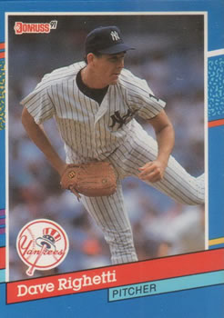 1991 Donruss #275 Dave Righetti Front