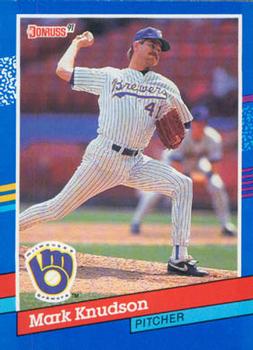 1991 Donruss #328 Mark Knudson Front