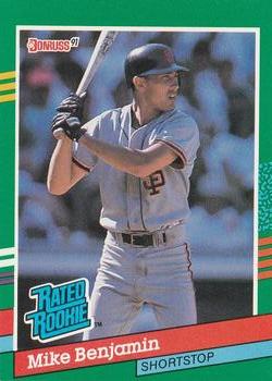 1991 Donruss #432 Mike Benjamin Front