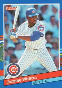 1991 Donruss #72 Jerome Walton Front