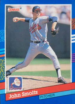 1991 Donruss #75 John Smoltz Front