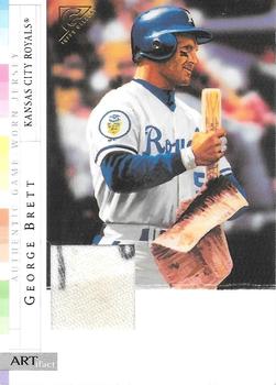 2003 Topps Gallery Hall of Fame - Artifact Relics #ARGB George Brett Front