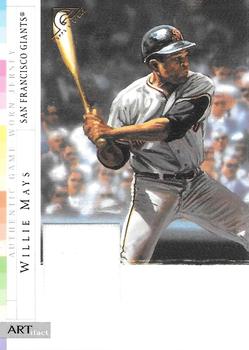 2003 Topps Gallery Hall of Fame - Artifact Relics #ARWM Willie Mays Front