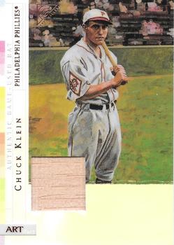 2003 Topps Gallery Hall of Fame - Artifact Relics Artist's Proofs #CK Chuck Klein Front