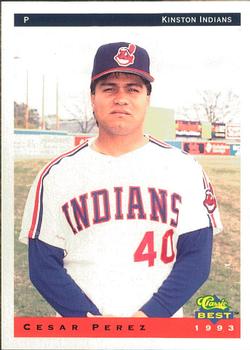 1993 Classic Best Kinston Indians #21 Cesar Perez Front