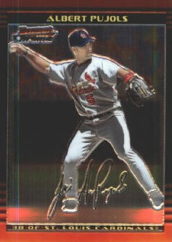 2002 Bowman Chrome #15 Albert Pujols Front