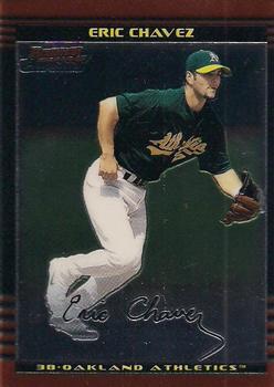 2002 Bowman Chrome #30 Eric Chavez Front