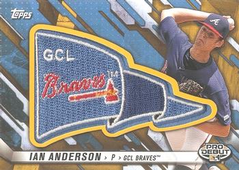 2017 Topps Pro Debut - Pennant Patches Gold #PP-IA Ian Anderson Front