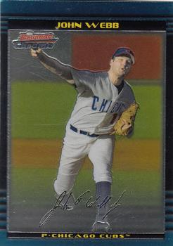 2002 Bowman Draft Picks & Prospects - Chrome #BDP104 John Webb Front