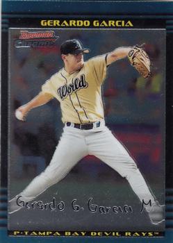 2002 Bowman Draft Picks & Prospects - Chrome #BDP145 Gerardo Garcia Front