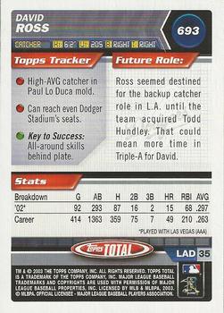 David Ross baseball card (Los Angeles Dodgers) 2014 Topps #555