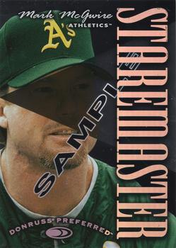 1997 Donruss Preferred - Staremaster Samples #14 Mark McGwire Front