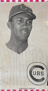 1967 Pro's Pizza Black & White #NNO Fergie Jenkins Front