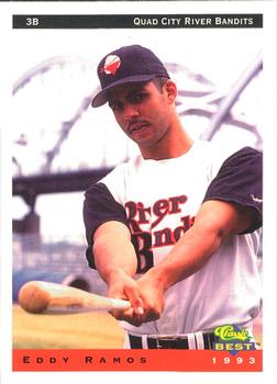 1993 Classic Best Quad City River Bandits #16 Eddy Ramos Front