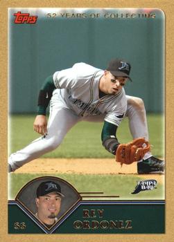 2003 Topps Traded & Rookies - Gold #T44 Rey Ordonez Front