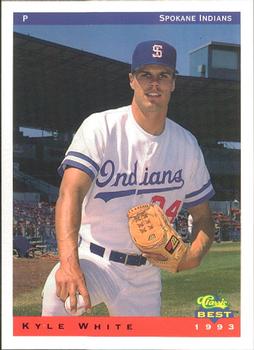 1993 Classic Best Spokane Indians #23 Kyle White Front