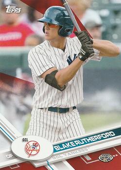 2017 Topps Pro Debut - Red #107 Blake Rutherford Front