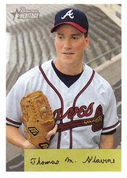 2002 Bowman Heritage #421 Tom Glavine Front