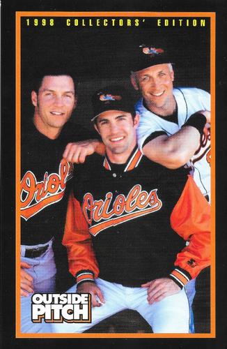 1998 Baltimore Orioles Outside Pitch Collectors' Edition #NNO Brady Anderson / Mike Mussina / Cal Ripken Jr. Front