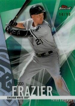 2017 Finest - Green Refractor #6 Todd Frazier Front