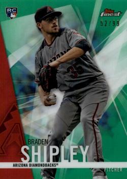 2017 Finest - Green Refractor #41 Braden Shipley Front