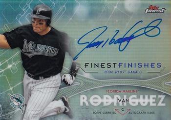 2017 Finest - Finest Finishes Autographs #FINA-IR Ivan Rodriguez Front