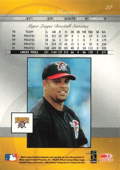 2002 Donruss Elite #22 Aramis Ramirez Back