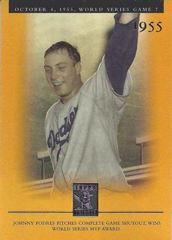2003 Topps Tribute World Series - Gold #135 Johnny Podres Front