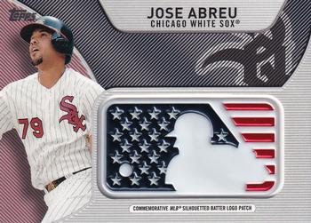 2017 Topps - Independence Day Commemorative MLB Logo Patch #IDML-JAB Jose Abreu Front