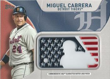 2017 Topps - Independence Day Commemorative MLB Logo Patch #IDML-MCB Miguel Cabrera Front